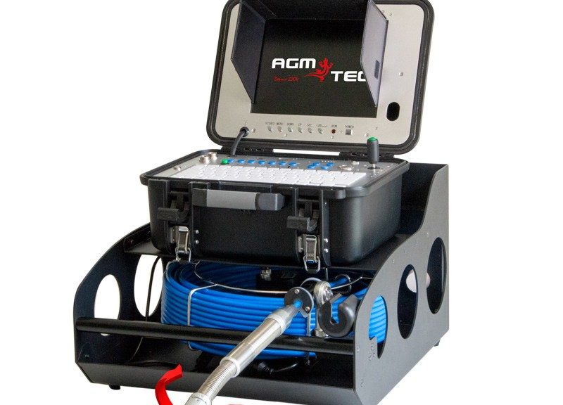A Tubicam® Mini Rotativa é uma câmara de inspeção de tubagens rotativa